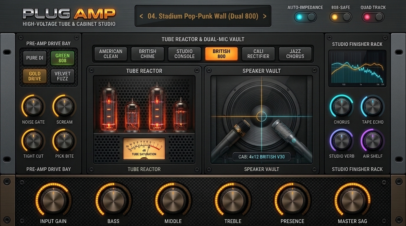 PLUG AMP Full Faceplate Screenshot