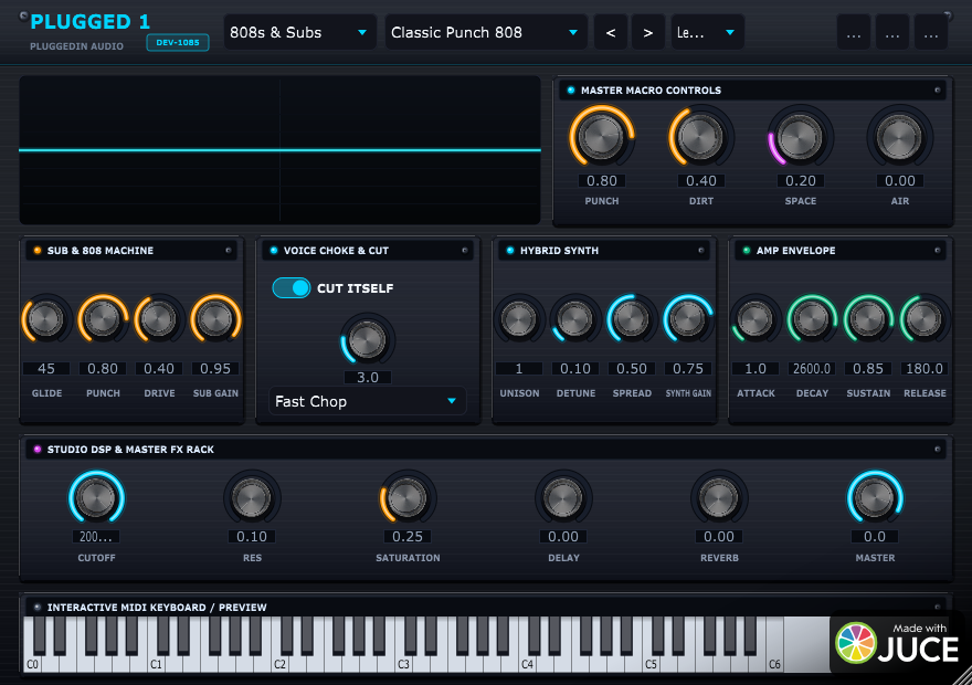 PLUGGED 1 Interface