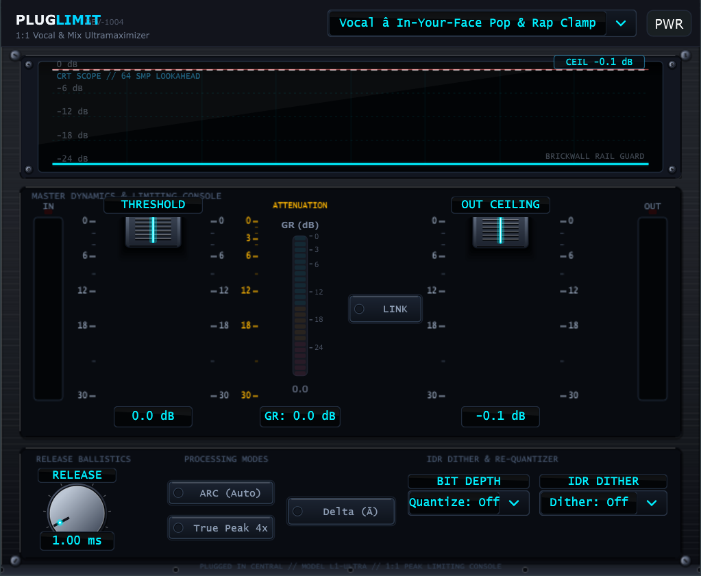 PLUGLIMIT Interface