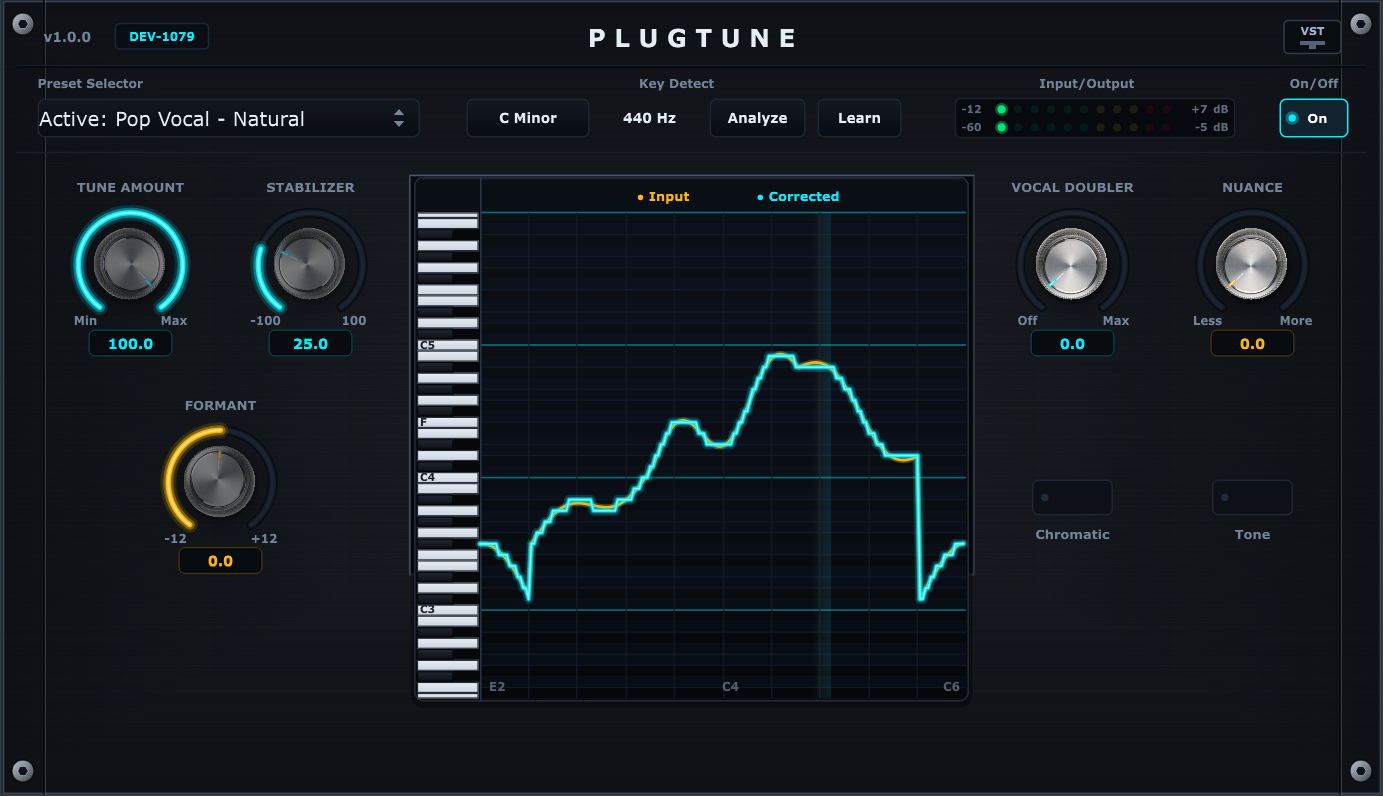 PLUGTNE Interface